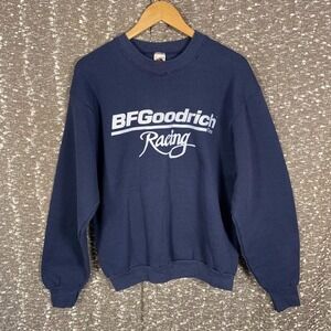 Fruit of the Loom BFGoodrich Tires Racing Blue Crewneck Sweatshirt Men's Large